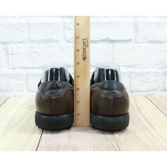Etonic DRI-LITE 200 Brown Slip On Spikeless No Metal Golf Shoes Size 9 M - Picture 8 of 9